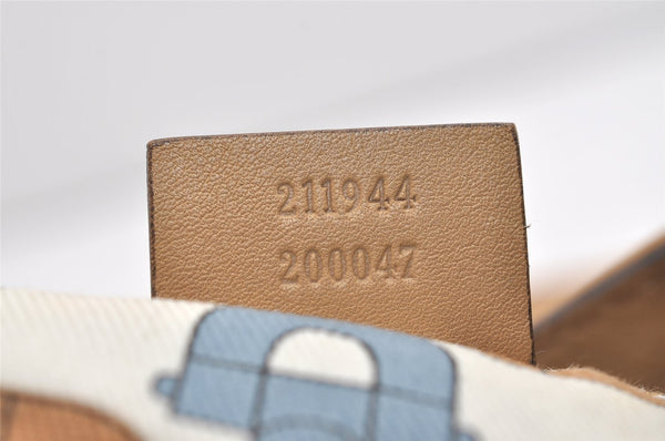 Authentic GUCCI Guccissima Sukey Shoulder Tote Bag GG Leather 211944 Beige 4034J
