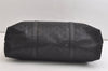 Authentic GUCCI GG Imprime Tote Shoulder Bag GG PVC Leather 223668 Black 4034K
