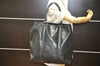 Authentic GUCCI GG Imprime Tote Shoulder Bag GG PVC Leather 223668 Black 4034K