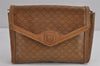 Authentic CELINE Macadam Blason 2Way Shoulder Bag PVC Leather Brown Junk 4035J