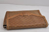 Authentic CELINE Macadam Blason 2Way Shoulder Bag PVC Leather Brown Junk 4035J