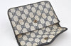 Authentic GUCCI Shoulder Clutch Bag Purse GG PVC Leather Navy Blue Junk 4035K