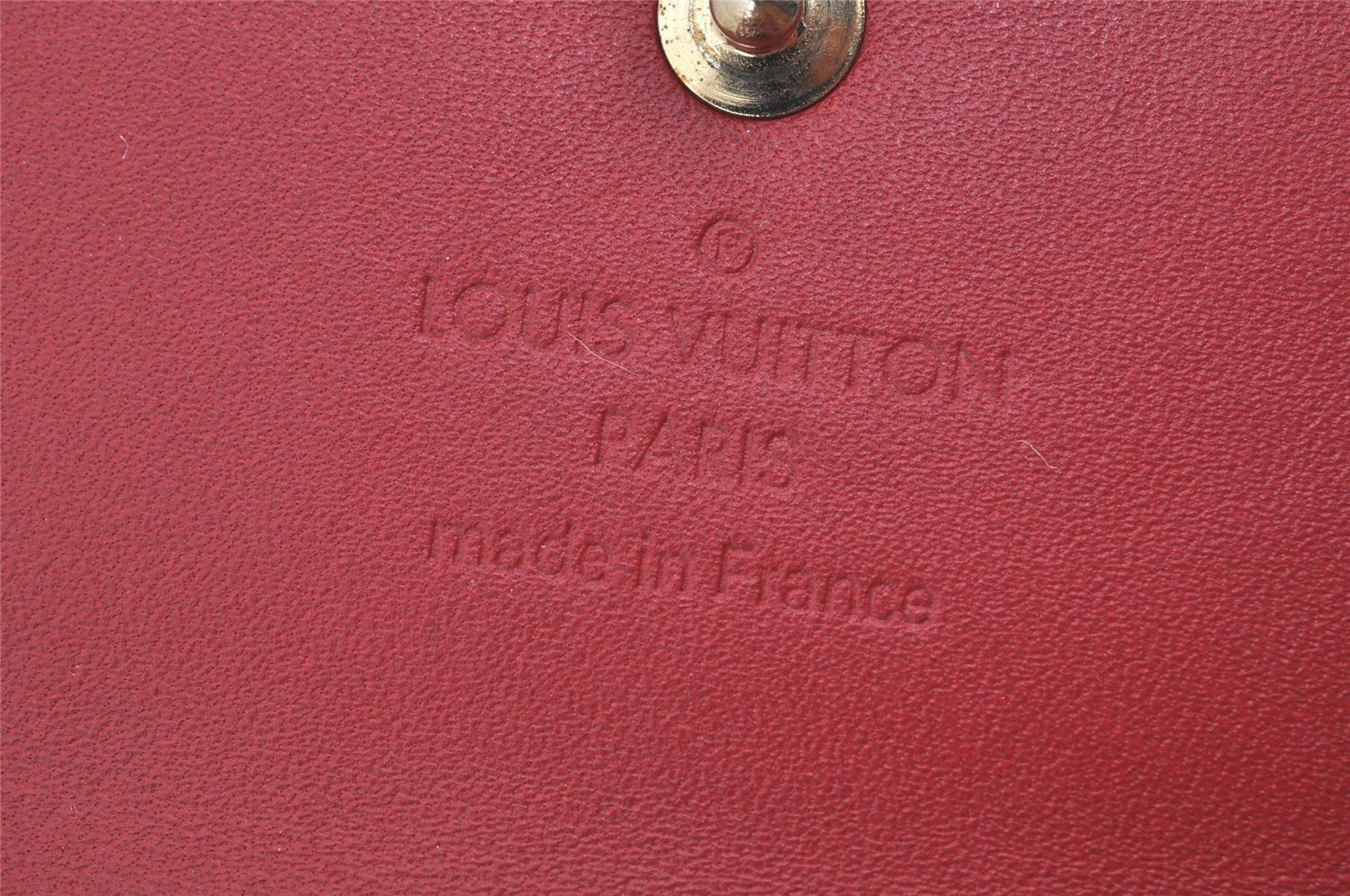 Authentic Louis Vuitton Vernis Multicles 4 Four Hooks Key Case M91976 Red 4036K