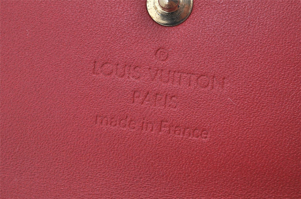 Authentic Louis Vuitton Vernis Multicles 4 Four Hooks Key Case M91976 Red 4036K