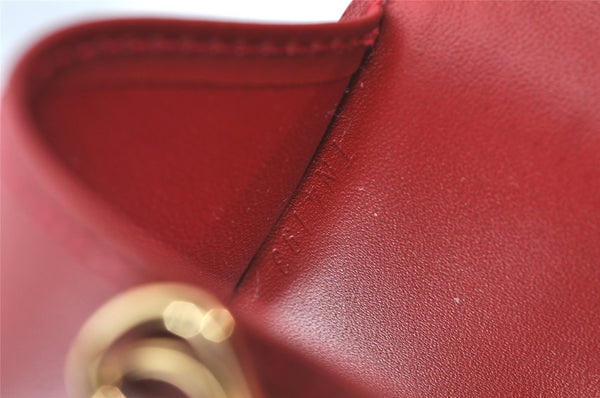 Authentic Louis Vuitton Vernis Multicles 4 Four Hooks Key Case M91976 Red 4036K