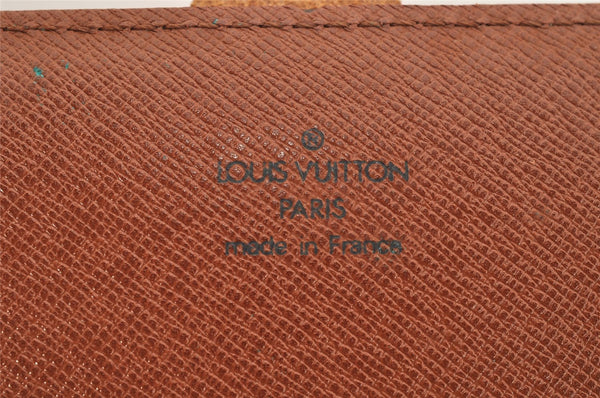 Authentic Louis Vuitton Monogram Cartouchiere GM M51252 Shoulder Bag Junk 4037I