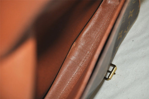 Authentic Louis Vuitton Monogram Cartouchiere GM M51252 Shoulder Bag Junk 4037I