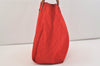 Authentic GUCCI Vintage Shoulder Tote Bag GG Nylon Leather 282439 Red 4037J