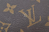 Auth Louis Vuitton Monogram Trousse Demi Ronde 23 Cosmetic Pouch LV Junk 4037K