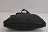 Authentic PRADA Nylon Tessuto Leather Shoulder Cross Body Bag Purse Black 4038J