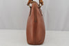 Authentic GUCCI Bamboo 2Way Shoulder Hand Bag Purse Leather Brown Junk 4039J