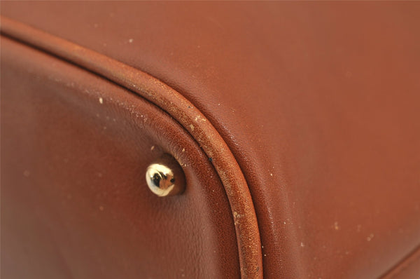 Authentic GUCCI Bamboo 2Way Shoulder Hand Bag Purse Leather Brown Junk 4039J