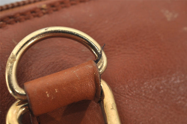 Authentic GUCCI Bamboo 2Way Shoulder Hand Bag Purse Leather Brown Junk 4039J