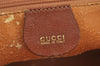 Authentic GUCCI Bamboo 2Way Shoulder Hand Bag Purse Leather Brown Junk 4039J