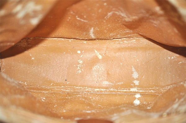 Authentic GUCCI Bamboo 2Way Shoulder Hand Bag Purse Leather Brown Junk 4039J