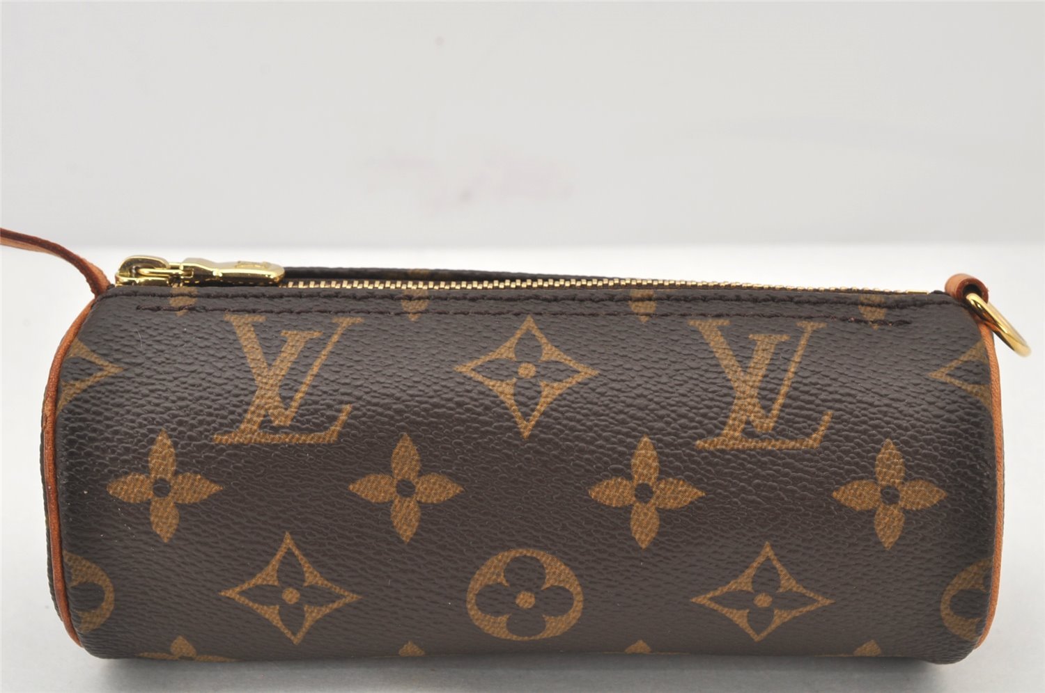 Authentic Louis Vuitton Monogram Papillon Pouch LV  4041K