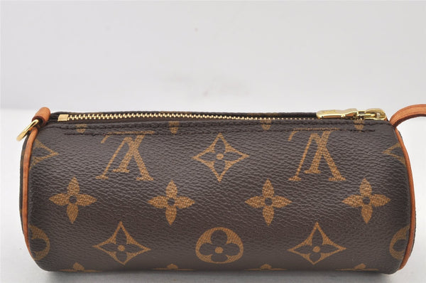 Authentic Louis Vuitton Monogram Papillon Pouch LV  4041K