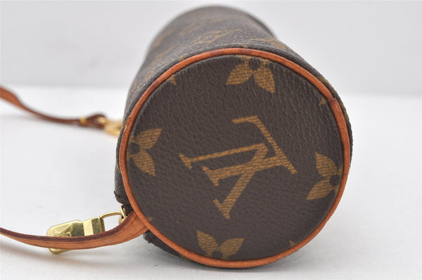 Authentic Louis Vuitton Monogram Papillon Pouch LV  4041K
