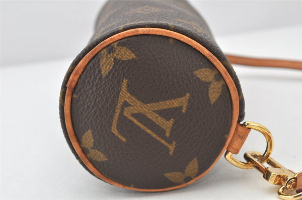 Authentic Louis Vuitton Monogram Papillon Pouch LV  4041K