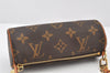 Authentic Louis Vuitton Monogram Papillon Pouch LV  4041K
