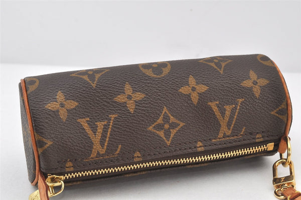 Authentic Louis Vuitton Monogram Papillon Pouch LV  4041K