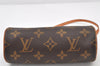 Authentic Louis Vuitton Monogram Papillon Pouch LV  4041K
