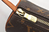 Authentic Louis Vuitton Monogram Papillon Pouch LV  4041K