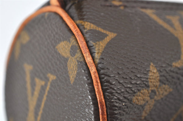 Authentic Louis Vuitton Monogram Papillon Pouch LV  4041K