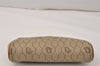 Authentic Christian Dior Honeycomb Pouch Purse PVC Leather Brown 4042K