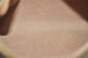 Authentic Christian Dior Honeycomb Pouch Purse PVC Leather Brown 4042K