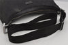 Authentic GUCCI Shoulder Cross Body Bag GG Canvas Leather 122790 Black 4043J