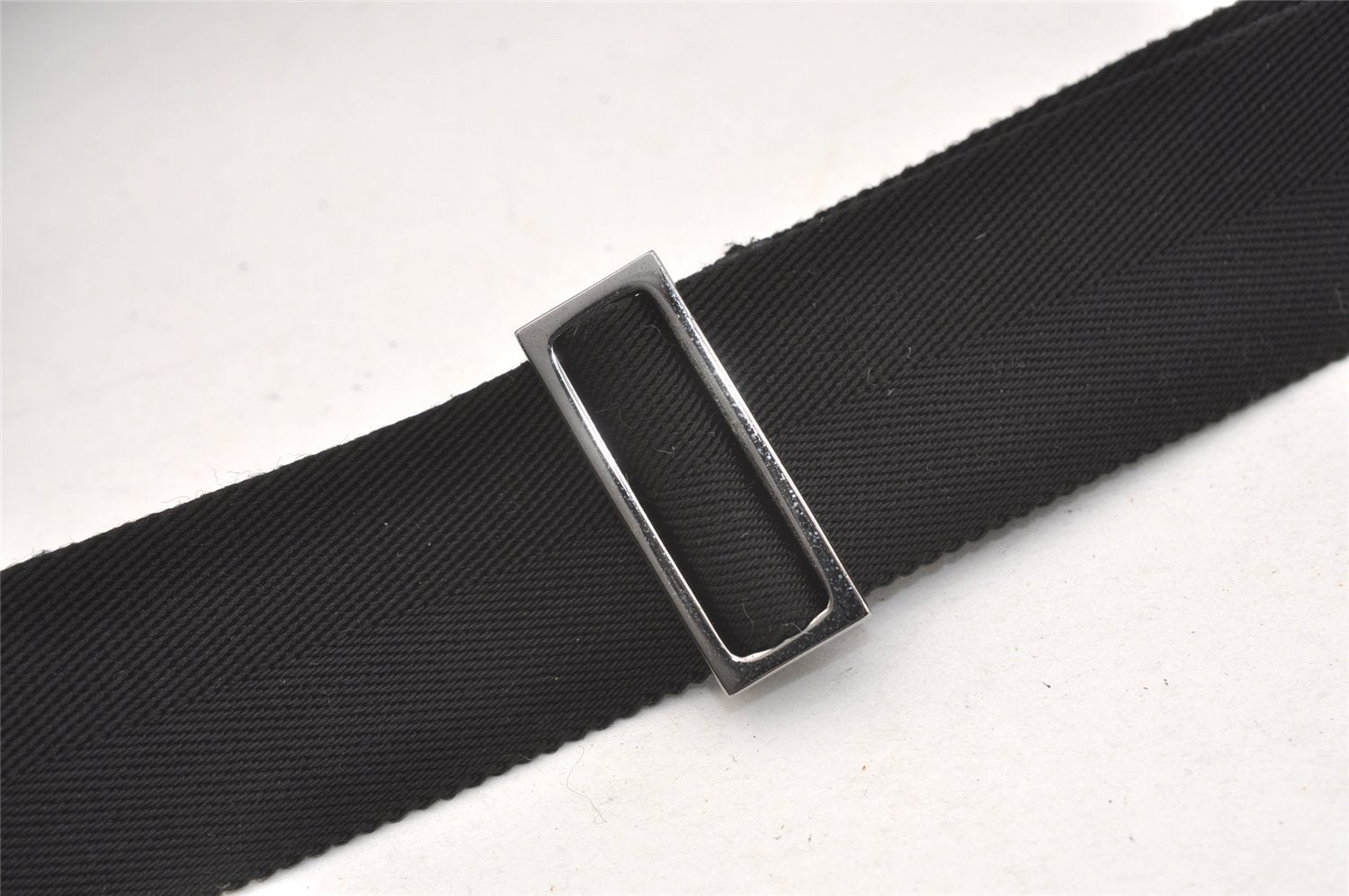 Authentic GUCCI Shoulder Cross Body Bag GG Canvas Leather 122790 Black 4043J