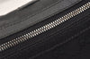 Authentic GUCCI Shoulder Cross Body Bag GG Canvas Leather 122790 Black 4043J