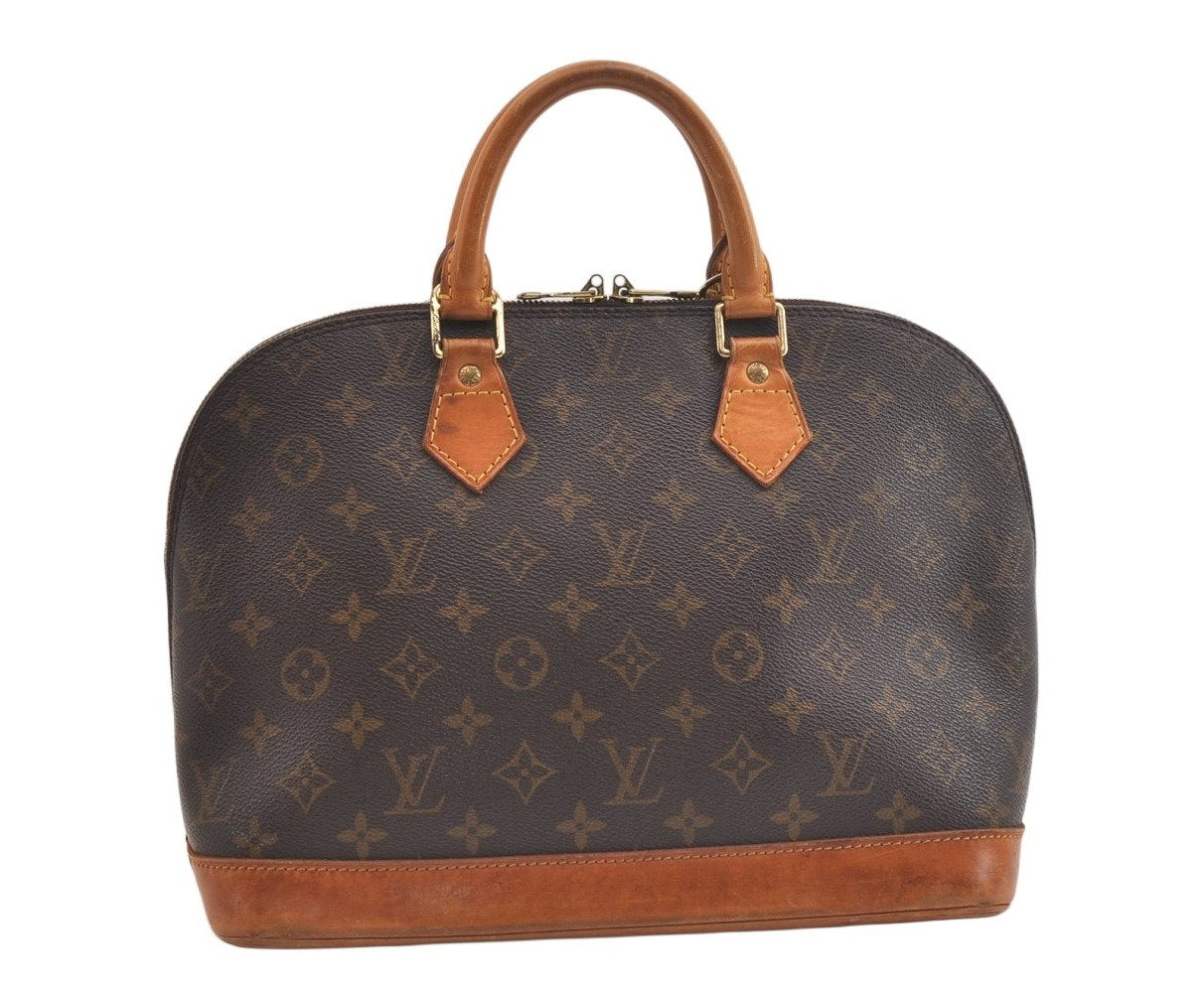 Authentic Louis Vuitton Monogram Alma Hand Bag Purse M51130 LV 4043K