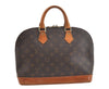 Authentic Louis Vuitton Monogram Alma Hand Bag Purse M51130 LV 4043K
