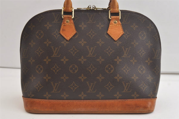 Authentic Louis Vuitton Monogram Alma Hand Bag Purse M51130 LV 4043K