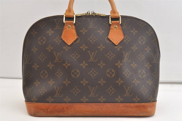 Authentic Louis Vuitton Monogram Alma Hand Bag Purse M51130 LV 4043K
