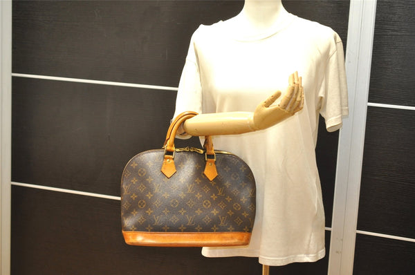 Authentic Louis Vuitton Monogram Alma Hand Bag Purse M51130 LV 4043K