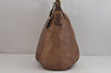 Authentic PRADA Vintage Leather Nappa Shoulder Hand Tote Bag Brown 4044J