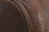 Authentic PRADA Vintage Leather Nappa Shoulder Hand Tote Bag Brown 4044J