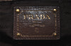 Authentic PRADA Vintage Leather Nappa Shoulder Hand Tote Bag Brown 4044J