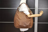 Authentic PRADA Vintage Leather Nappa Shoulder Hand Tote Bag Brown 4044J