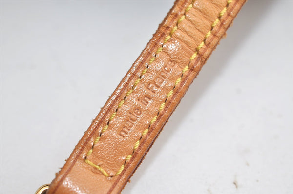 Authentic Louis Vuitton Leather Shoulder Strap Beige 47.2" LV 4044K