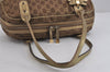 Authentic GUCCI Princy Ribbon GG Canvas Leather Hand Bag 161720 Gold 4045J