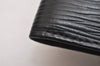 Auth Louis Vuitton Epi Porte Chequier Cartes Credit Wallet Black M63732 LV 4047J