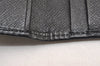 Auth Louis Vuitton Epi Porte Chequier Cartes Credit Wallet Black M63732 LV 4047J