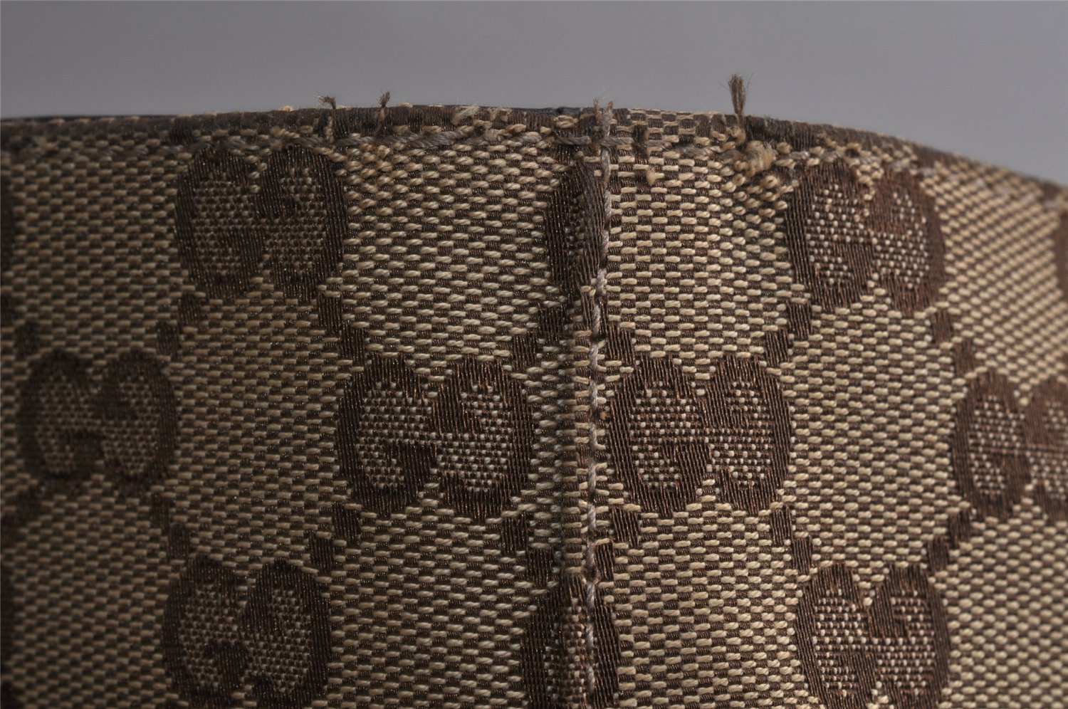 Authentic GUCCI Icon Bit Shoulder Tote Bag GG Canvas Leather 229852 Brown 4047K
