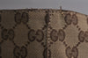 Authentic GUCCI Icon Bit Shoulder Tote Bag GG Canvas Leather 229852 Brown 4047K