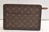 Authentic Louis Vuitton Monogram Pochette Homme Clutch Hand Bag M51795 LV 4048K