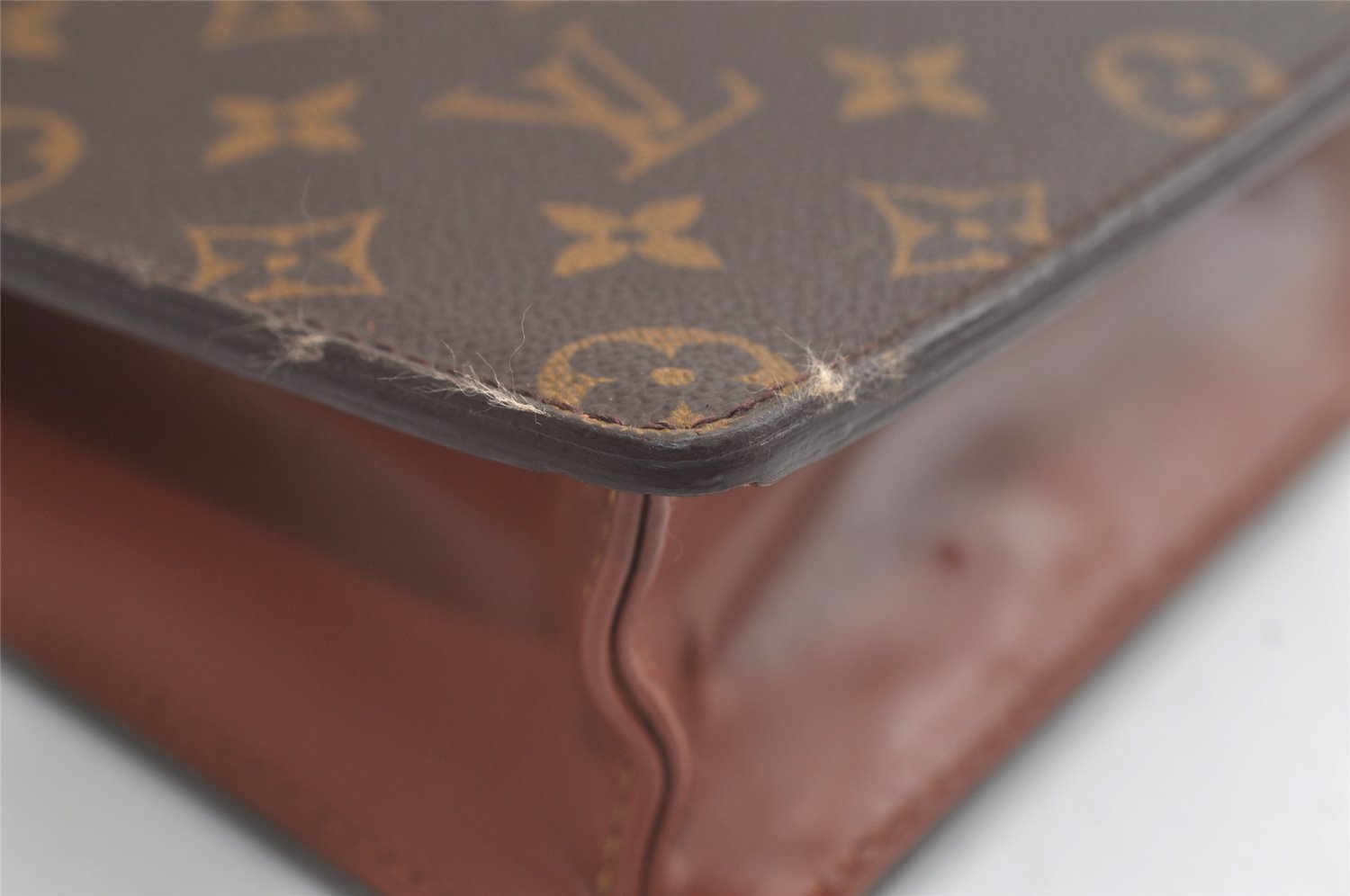 Authentic Louis Vuitton Monogram Pochette Homme Clutch Hand Bag M51795 LV 4048K